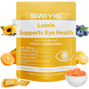Swiyie Lutein Gummies bottle front for daily eye health support.