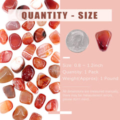Swpeet large gemstone crushed pieces 0.75-1in for jewelry making
