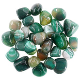 Swpeet marine green agate bulk stone chips for jewelry making and decor.