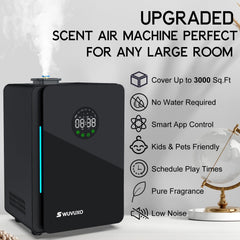 SWUVUXO diffuser with HVAC duct adapter for simple integration