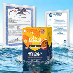 Syloni Electrolytes Packets open-twist design enables fast hydration on the go.