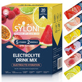 Syloni electrolytes sticks lemon-lime pack for on-the-go hydration and balanced electrolytes