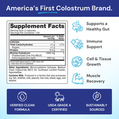 Symbiotics Colostrum IgG 25% highlight for immune balance