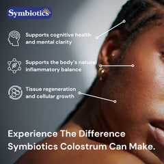Symbiotics Colostrum with lactoferrin for immune support