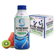 Syncron post workout drink bottle with Watermelon Kiwi flavor for refreshing hydration after exercise.