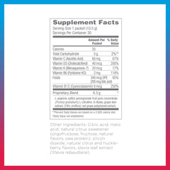 ProArgi-9 Plus sachets in mixed berry, convenient daily boost for cardiovascular support.