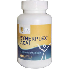 Synerplex Acai Capsules bottle close-up for daily antioxidant support.