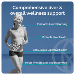 SYNVITE Liver Wellness bottle with milk thistle capsules for liver care
