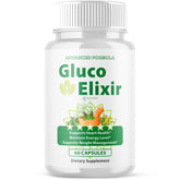 Syvor Gluco Elixir bottle front, a natural daily wellness option