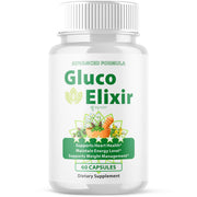 Syvor Gluco Elixir bottle front, a natural daily wellness option