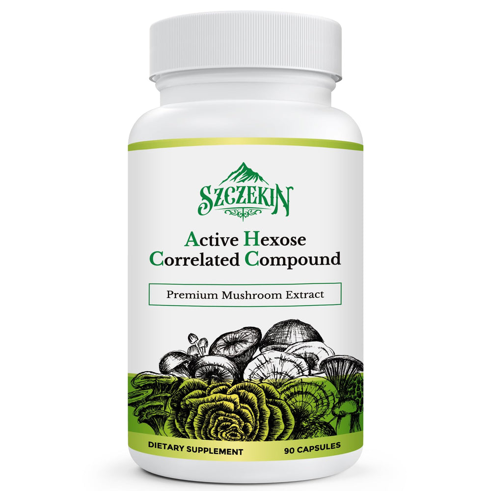 SZCZEKIN Active Hexose Compound bottle shows 1500 mg potency for daily immune support