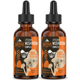 Szczekin Liposomal Mushroom Drops bottle front highlighting the immune support formula