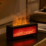 SZYKJDQY flame diffuser 220ml creates cozy ambience for bedrooms.