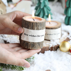 T-shin bark candlestick gift set in its box for a thoughtful present.
