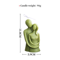 T-Shin green aroma candle with freesia floral scent enhancing mood.