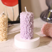 T-shin Rose Flower Clusters candle enhances ambiance with a soft floral glow.