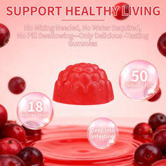 Taeci Cranberry Probiotic Gummies ingredients with vitamin C for daily resilience