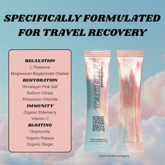Takeoff Hydration travel kit sticks ready for quick hydration during travel.