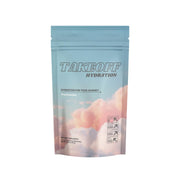 Takeoff Hydration Watermelon stick pack dissolves quickly for on-the-go flight hydration.