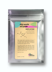 Talsen Chemicals Ethyl Ascorbic Acid Powder bottle shows stable vitamin C.