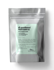 Talsen Chemicals Provitamin B5 powder bottle pour for easy DIY panthenol solutions.