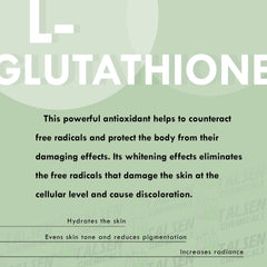 Talsen glutathione powder jar with measuring spoon for DIY blends