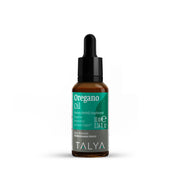 Talya Oregano Oil bottle shows Mediterranean origin and potency.