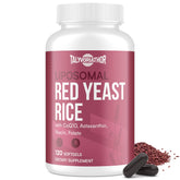 Talyvoriathor Liposomal Red Yeast Rice bottle with softgels for lipid balance.