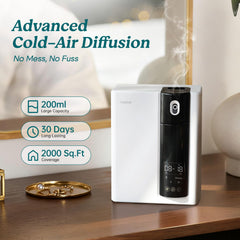 Tanoxi diffuser app and remote control enable convenient hands-free operation