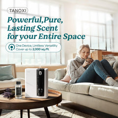 Tanoxi Waterless Diffuser kit wall-mount demonstrates space-saving installation