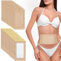 Taoscare castor oil pack wrap on liver area for a gentle detox routine.