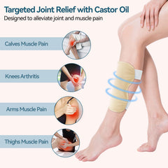 Taoscare castor oil wrap covers elbows for versatile daily use.