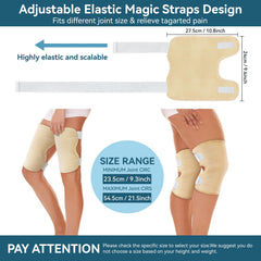 Taoscare knee and thigh wrap provides broad coverage for larger builds.