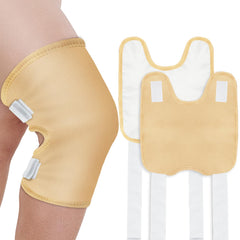 Taoscare upgraded castor oil pack wrap for large knees and comfortable support.