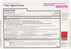 TARO Clotrimazole 2% 7-day pack of three tubes for consistent care at home