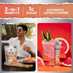 Taste Salud Agua Fresca drink mix sachet ready to mix for flavor and low sugar.