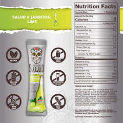 Close-up of lime flavor packaging and organic caffeine sources for steady energy.