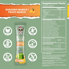 Taste Salud probiotics close-up highlighting gut-friendly blend for daily support