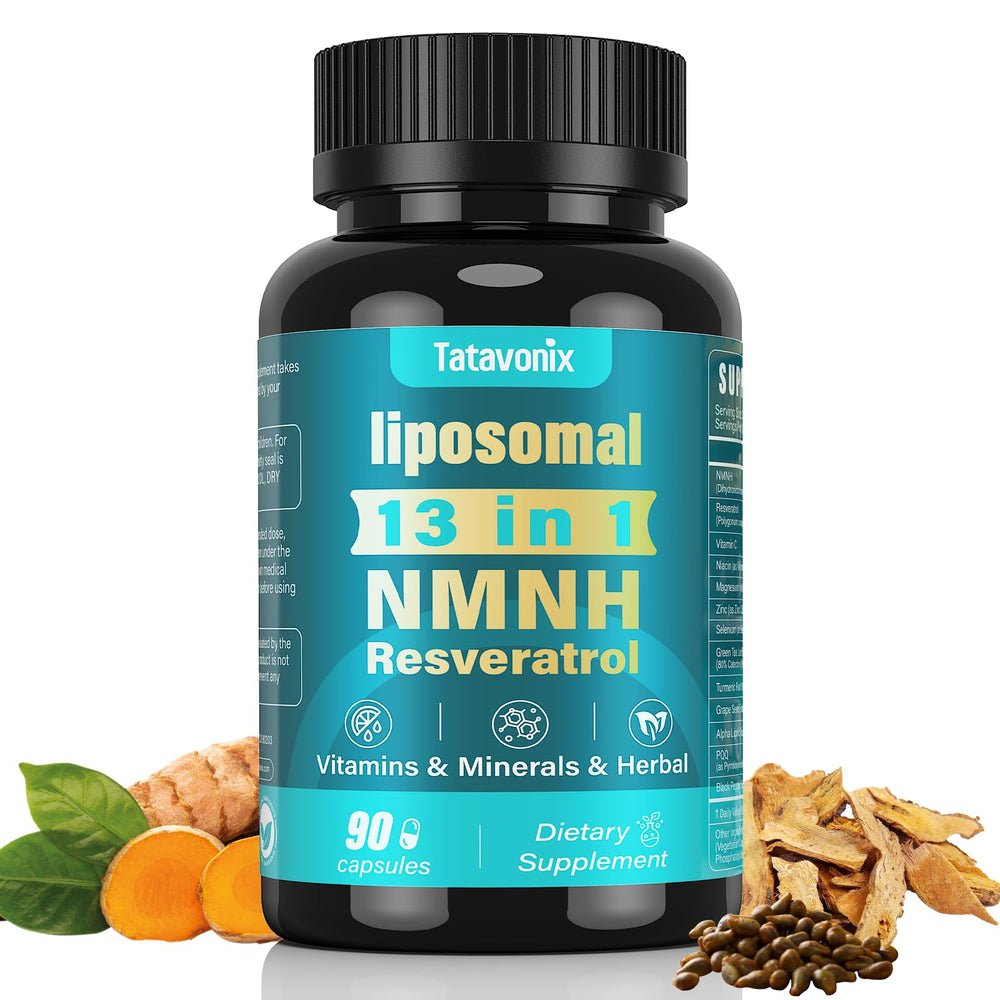 Tatavonix NMNH bottle front showing 1000 mg NMNH for daily energy and vitality.
