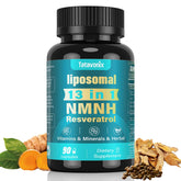 Tatavonix NMNH bottle front showing 1000 mg NMNH for daily energy and vitality.
