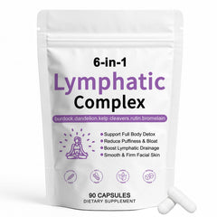TAWODIUM 6-in-1 Lymphatic Complex bottle offering gentle circulation support.