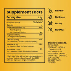 TB12 Lemonade electrolyte stickpack dissolving in water after a workout