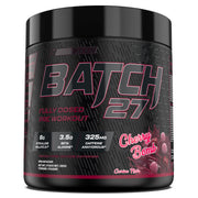 TC Nutrition Batch 27 Cherry Bomb bottle ready for training and focus
