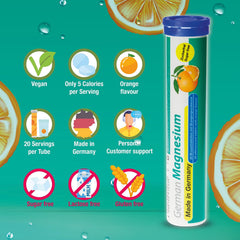 Each TD Pharma serving delivers 200 mg magnesium for daily use.