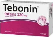 Tebonin EGB 761 tablet pack for daily use supporting cognitive function and circulation.