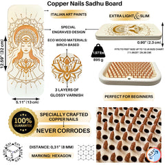 TENGRY Sadhu Board hexagon pattern for balanced pressure