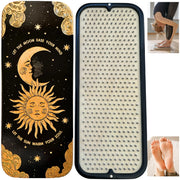 TENGRY Sadhu Board with hexagon nails for balanced standing on nails.