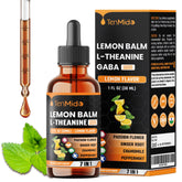 Tenmido 7in1 lemon balm tincture bottle on a clean surface.