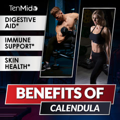 Tenmido astragalus and chamomile ingredients display soothing herbal mix