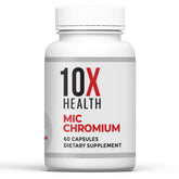 10X Health System MIC Chromium bottle displaying daily wellness capsules for convenient micronutrient support